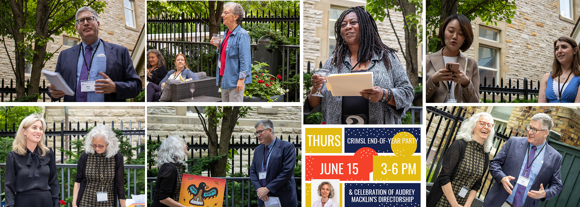 Collage of photos of speakers, June 15, 2023 Collage of photos of speakers, June 15, 2023