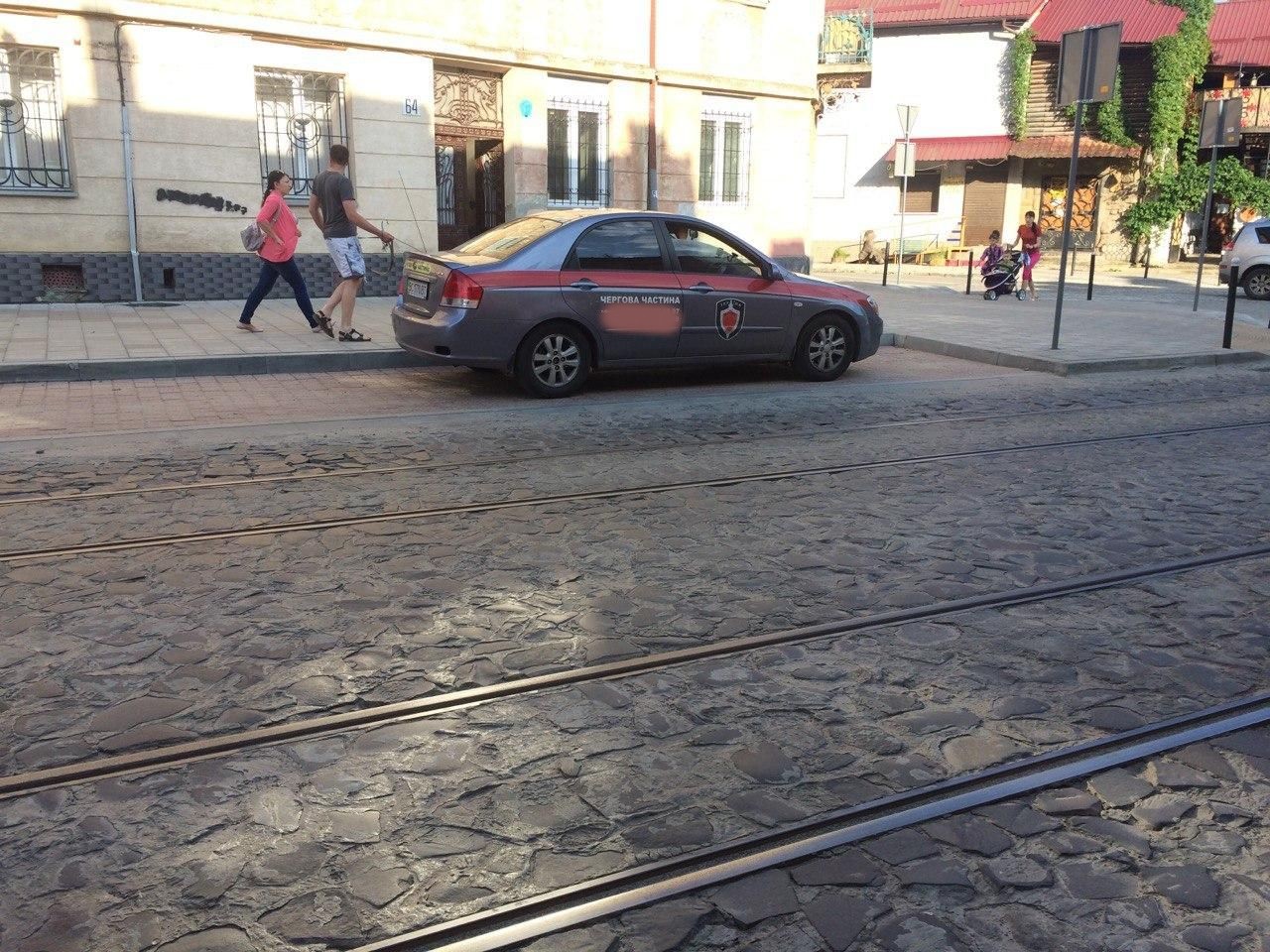 Private security vehicle, Lviv, Ukraine.