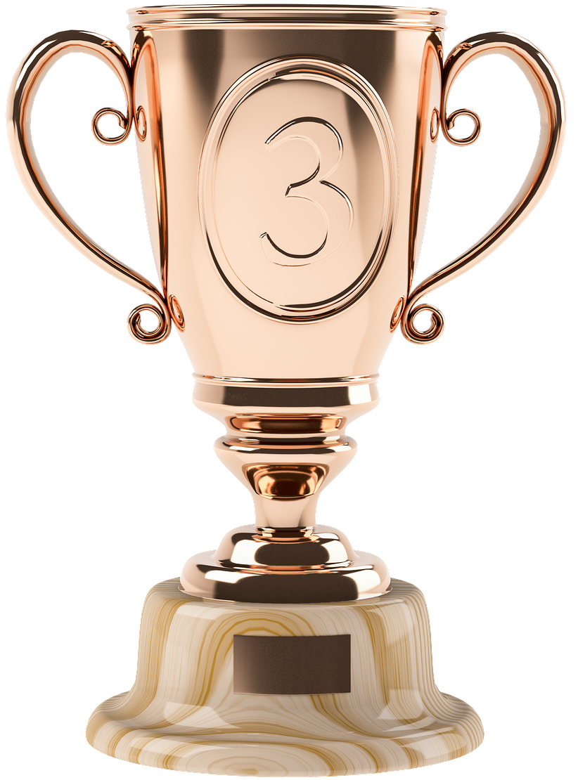 Third Prize trophy