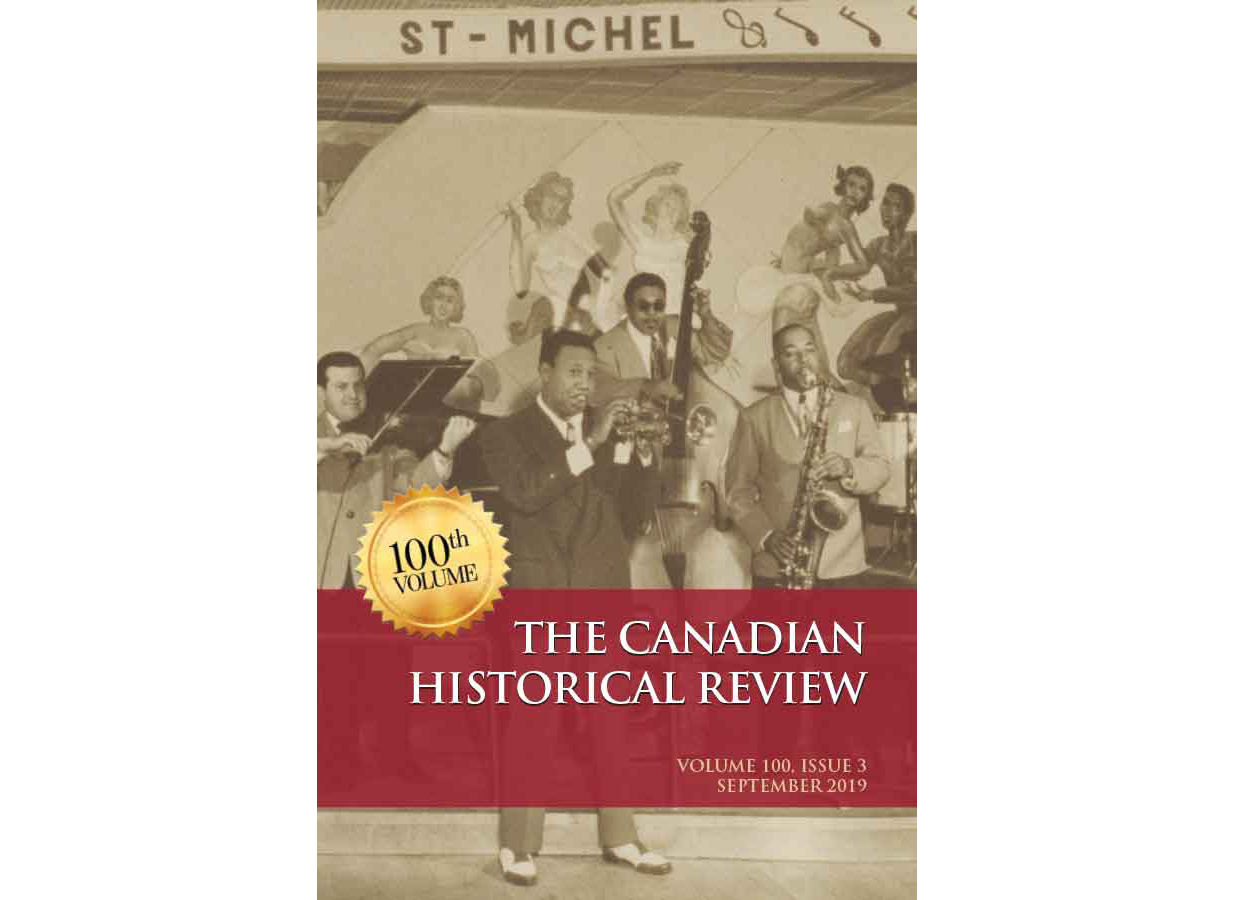 Canadian Historical Review journal cover