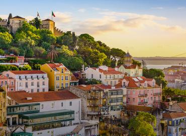 a view of Lisbon, Portugal