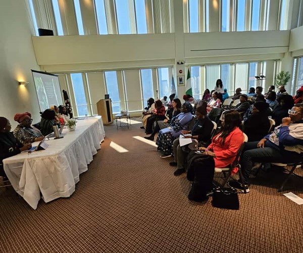 Wumi Asubiaro Dada presents at UN CSW 2024